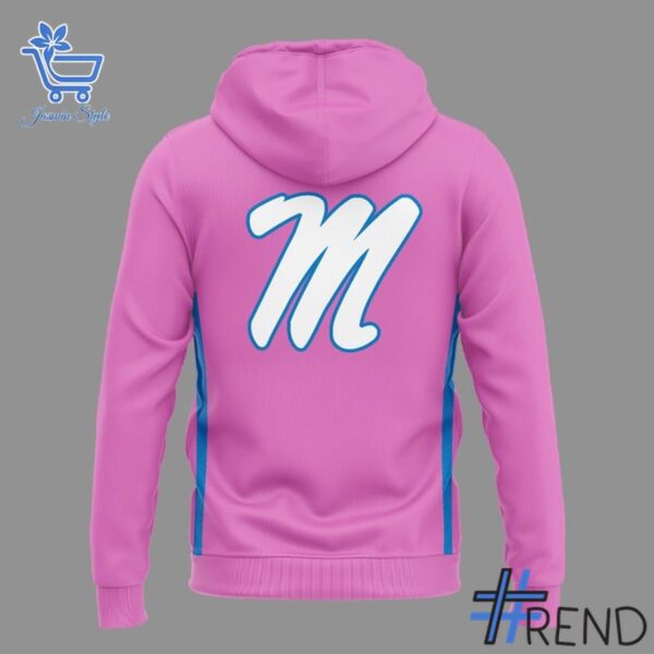 Experience the sleek design of the Ole Miss Rebels Women's Basketball pink Hoodie.