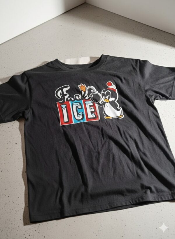 The Penguin Fck ICE Shirt brings street-ready confidence to everyday outfits.