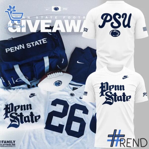 Stylish Penn State Football Giveaway shirt designed for all-day comfort.