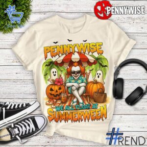 Experience the sleek design of the Pennywise We All Float At Summerween Shirt.