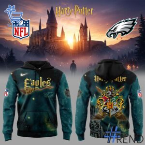 The 1 Philadelphia Eagles Harry Potter 2025 Hoodie brings street-ready confidence to everyday outfits.