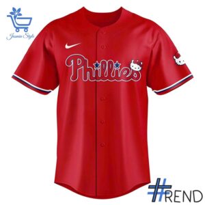 The Philadelphia Phillies Hello Kitty Night Jersey is built for bold street style.