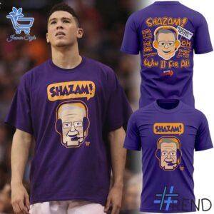 Refresh your collection with the timeless Phoenix Suns SHAZAM Al McCoy T Shirt.