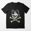 The Pirate Dog Skull Crossbones Shirt adds a colorful spark to your wardrobe.