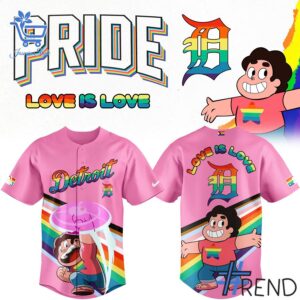 Versatile Pride Steven Universe Detroit Tigers LGBT Jersey perfect for casual and sporty looks.