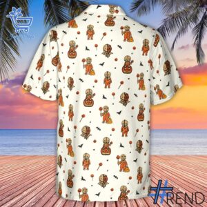 The Pumpkin Sam Trick r Treat Halloween Hawaiian Shirt jpg adds a colorful spark to your wardrobe.