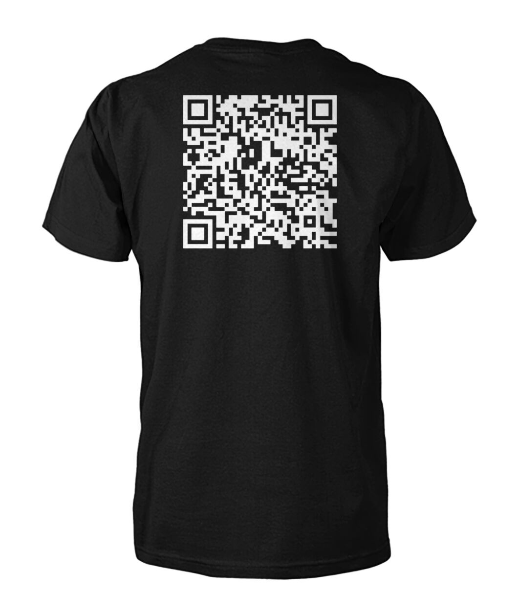 Trendy QR Code Fck You Shirt perfect for casual and streetwear outfits.