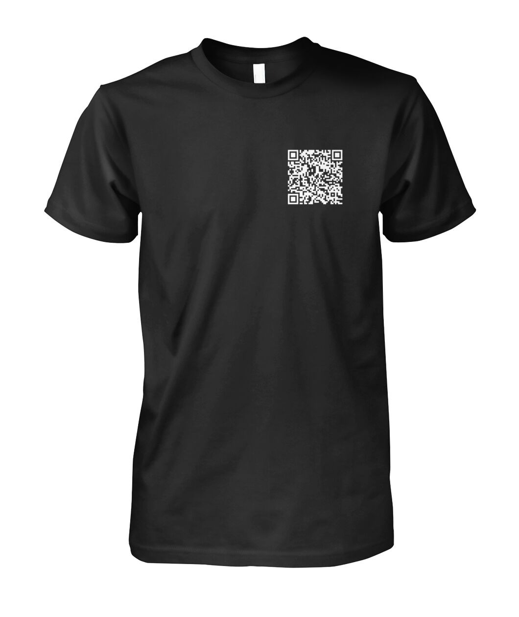 Trendy QR Code Fck You Shirt perfect for casual and streetwear outfits.