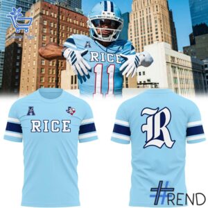 Comfortable Rice Owls football New Uniform T Shirt designed with attention to detail.