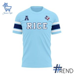 Comfortable Rice Owls football New Uniform T Shirt designed with attention to detail.