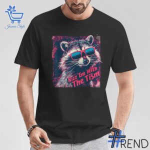 Stylish Rizz Em With The Tism Racoon T Shirt designed for all-day comfort.