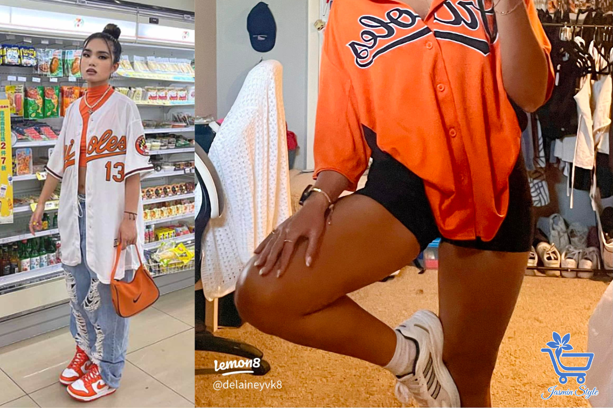 Rock your baseball jersey with jeans and sneakers for an effortless streetwear vibe The Rock your baseball jersey with jeans and sneakers for an effortless streetwear vibe brings street-ready confidence to everyday outfits.