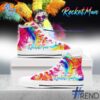 Stylish Rocketman Elton John Canvas High Top Shoes designed for all-day comfort.