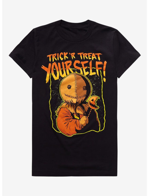 Stylish Sam Trick 'R Treat Yourself Shirt designed for all-day comfort.