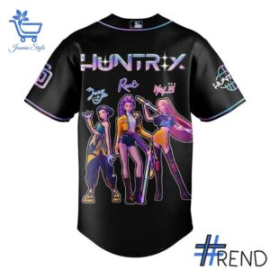 Stylish San Diego Padres KPop Demon Hunters Jersey designed for all-day comfort.