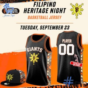 The San Francisco Giants Filipino Heritage Night Basketball Jersey is built for bold street style.
