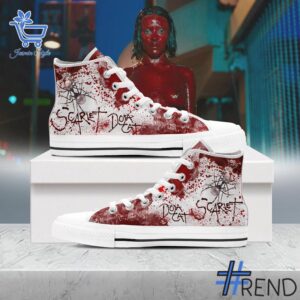 The Scarlet Doja Cat Canvas High Top Shoes is built for bold street style.