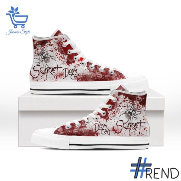 The Scarlet Doja Cat Canvas High Top Shoes is built for bold street style.