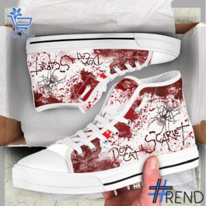 The Scarlet Doja Cat Canvas High Top Shoes is built for bold street style.