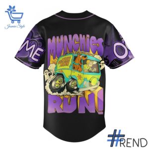 Comfortable Scooby Doo Munchies Run Baseball Jersey designed with attention to detail.