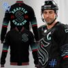 Trendy Seattle Kraken Hockey Darkness Jacket perfect for casual and streetwear outfits.
