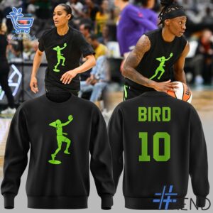 Take on every challenge with the Seattle Storm Sue Bird Hoodie.