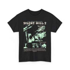 Trendy Silent Hill Black T Shirt perfect for casual and streetwear outfits.