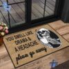 Refresh your collection with the timeless Skeleton You Smell Like Drama A Heache Coir Doormat.