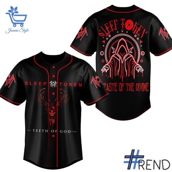 Comfortable Sleep Token Teeth of God Baseball Jersey designed with attention to detail.