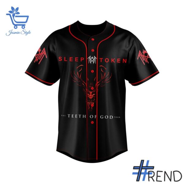 Comfortable Sleep Token Teeth of God Baseball Jersey designed with attention to detail.