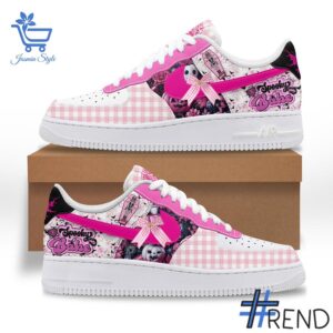 Take on every challenge with the Spooky Babe Halloween Barbie Girl Air Force Shoes.