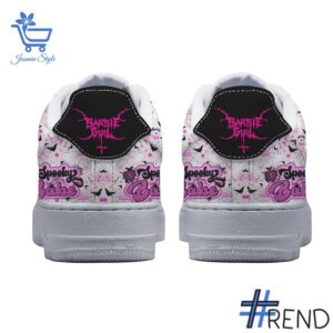 Take on every challenge with the Spooky Babe Halloween Barbie Girl Air Force Shoes.