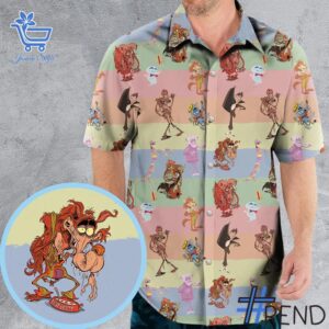 Stylish Spooky Monster Mash Cereal Monster Hawaiian Shirt designed for all-day comfort.