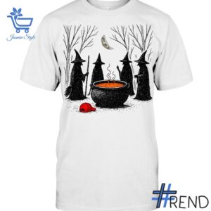 The Spooky Witch Halloween Anti Trump Feminist T Shirt adds a colorful spark to your wardrobe.