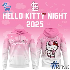 The St Louis Cardinals x Hello Kitty Night hoodie is built for bold street style.