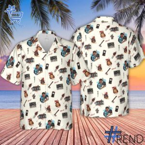 The Supernatural Horror Evil Dead Halloween Hawaiian Shirt adds a colorful spark to your wardrobe.