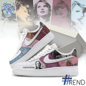 Stylish Taylor Swift Nike Air Force designed for all-day comfort.