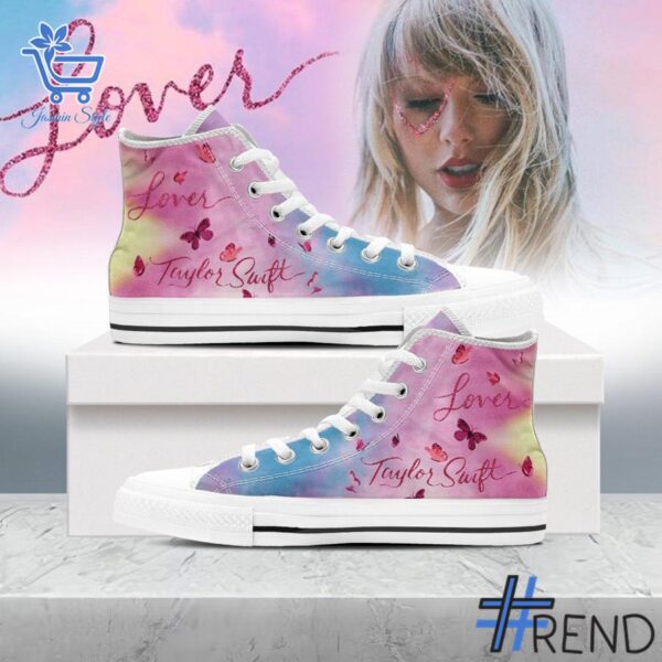 Stylish Taylor Swift Lover Canvas High Top Shoes designed for all-day comfort.