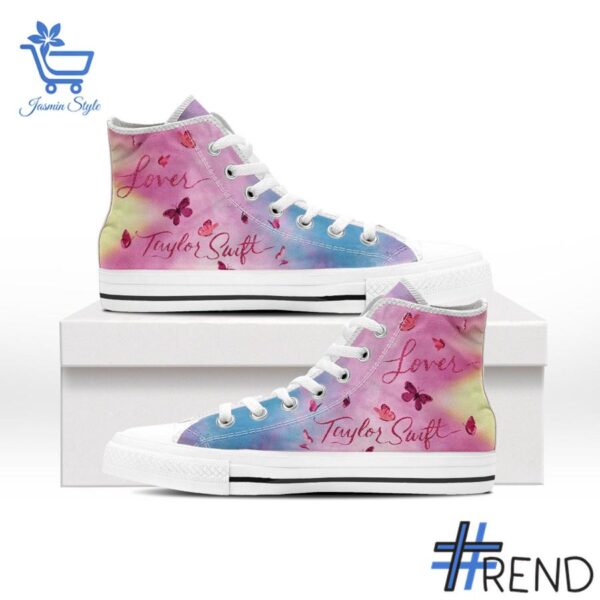 Stylish Taylor Swift Lover Canvas High Top Shoes designed for all-day comfort.