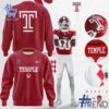 Comfortable Temple Owls Football Uniform Sweatshirt designed with attention to detail.