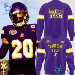 Comfortable Tennessee Tech Golden Eagles Football Uniform Hoodie designed with attention to detail.