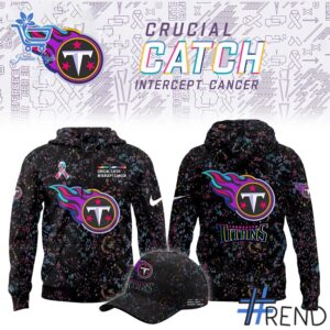 Stylish Tennessee Titans Crucial Catch Hoodie designed for all-day comfort.