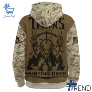 The Tennessee Titans Hunting Deer Hoodie is built for bold street style.