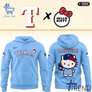 The 2 Texas Rangers Hello Kitty Charm Shirt brings street-ready confidence to everyday outfits.