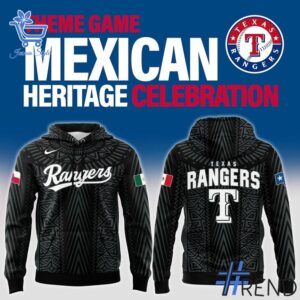 The 2 Texas Rangers Mexican Heritage Celebration Shirt brings street-ready confidence to everyday outfits.