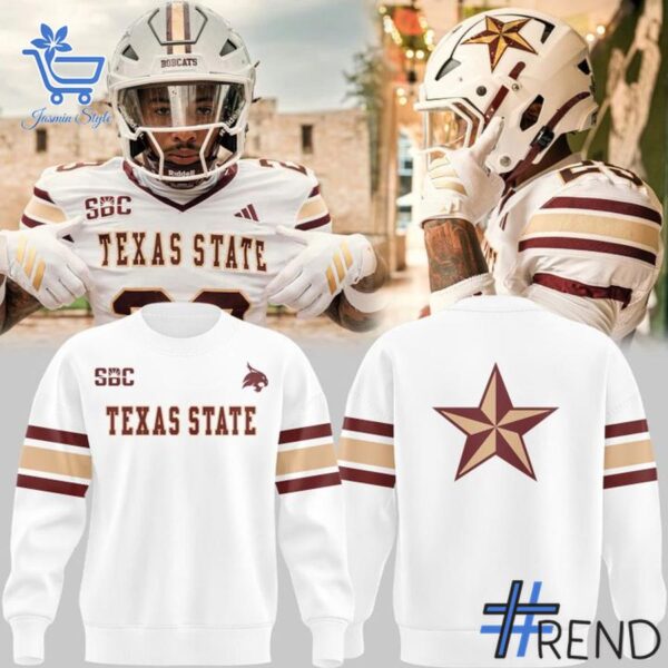 Stylish Texas State Bobcats Helmet Logo Shirt designed for all-day comfort.