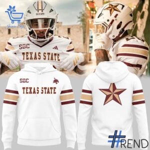 Stylish Texas State Bobcats Helmet Logo Shirt designed for all-day comfort.