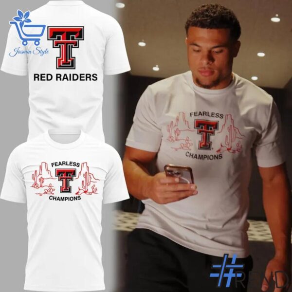 Stylish Texas Tech Red Raiders Fearless Champions Shirt designed for all-day comfort.