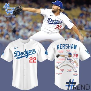 Stylish Thanks for the Legendary Memories Clayton Kershaw Jersey designed for all-day comfort.
