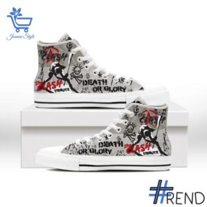 Stylish The Clash Canvas High Top Shoes designed for all-day comfort.